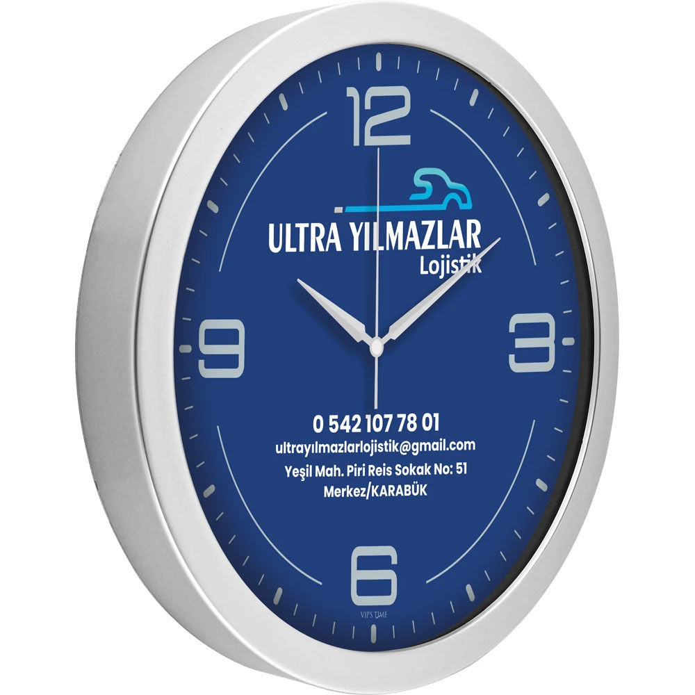 V30-575-G Metalize Duvar Saati